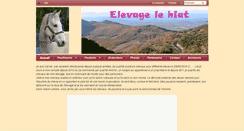 Desktop Screenshot of elevagelehiat.terresvivantes.net
